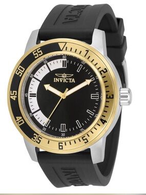 Invicta NEW Specialty Compass Men's Watch - 45mm, Black and Gold